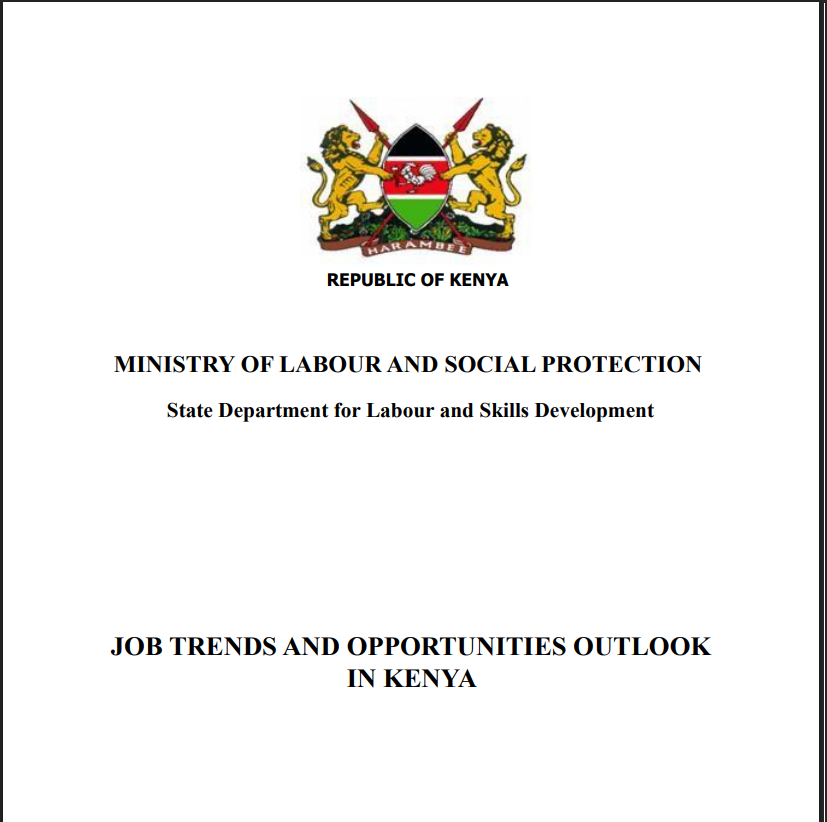 JOB TRENDS AND OPPORTUNITIES OUTLOOK IN KENYA Cover